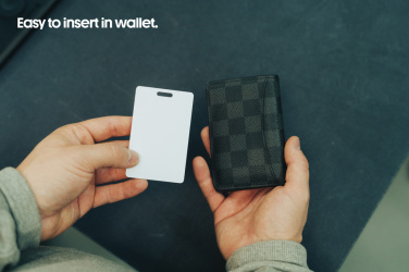 Logotrade corporate gift picture of: Findcard RCS recycled plastic item finder card